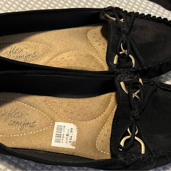 Black Moccasin Dexflex Comfort Size 8.5 - Picture 4 of 5